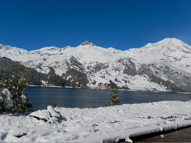 Photo de montagne en hiver